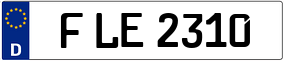 Truck License Plate